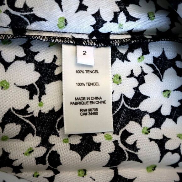 Rebecca Taylor 722953D133 Women's Sz 2 Paige Floral Print Long Sleeve Dress - Picture 15 of 16